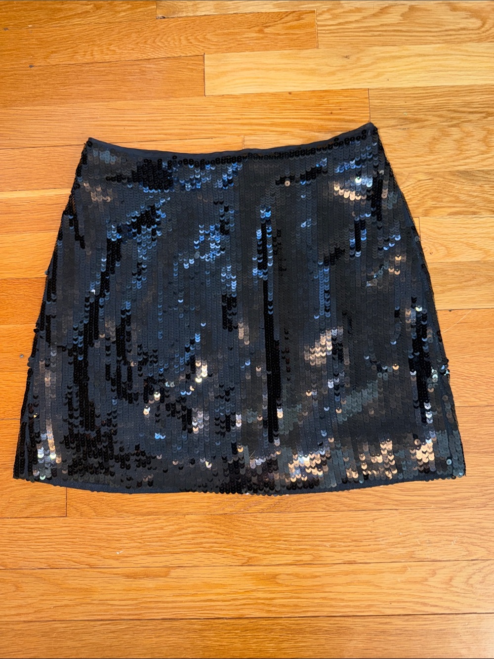 J. Crew Collection Sequin Mini Skirt Black size 4